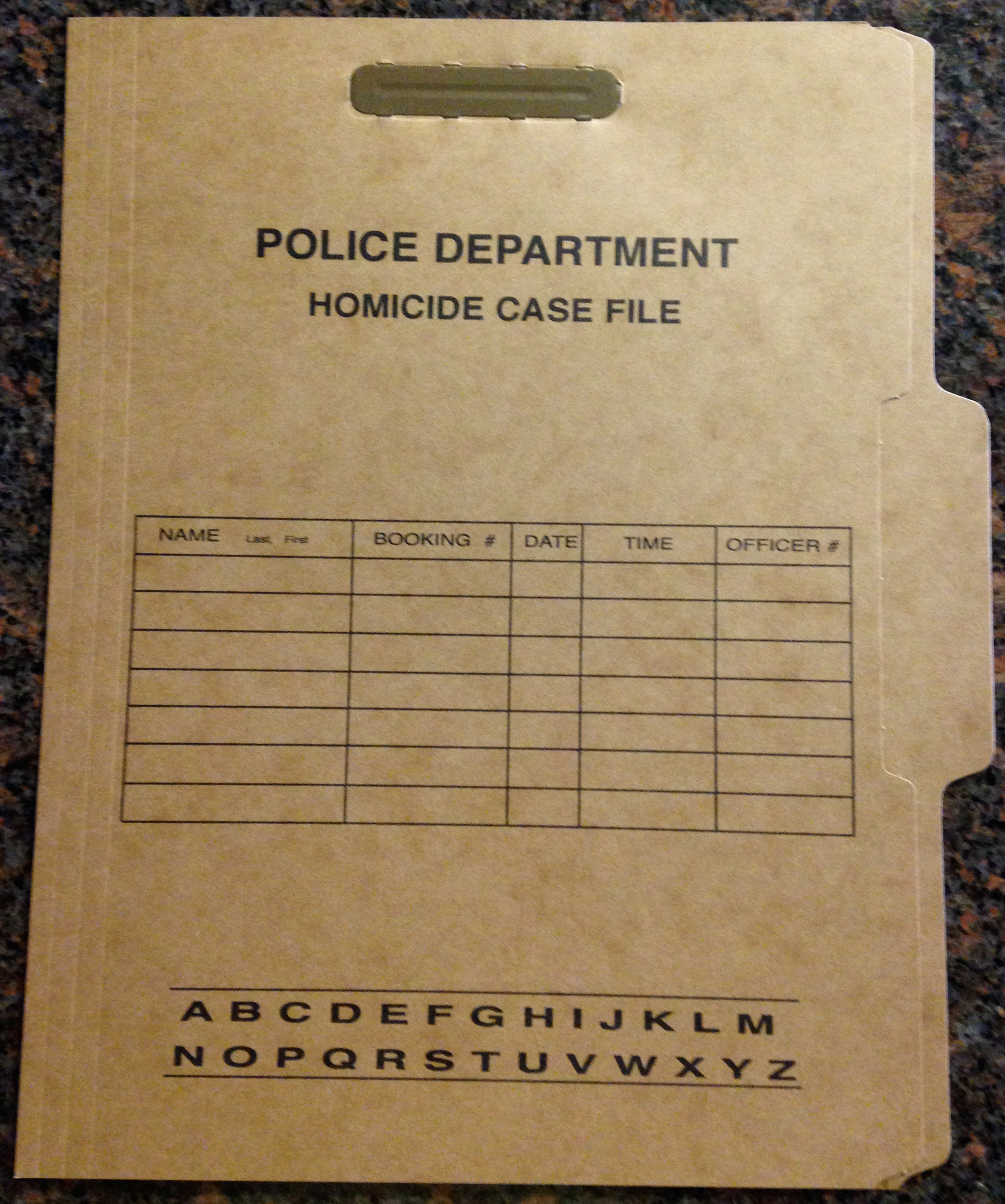 Police Case File Template My XXX Hot Girl